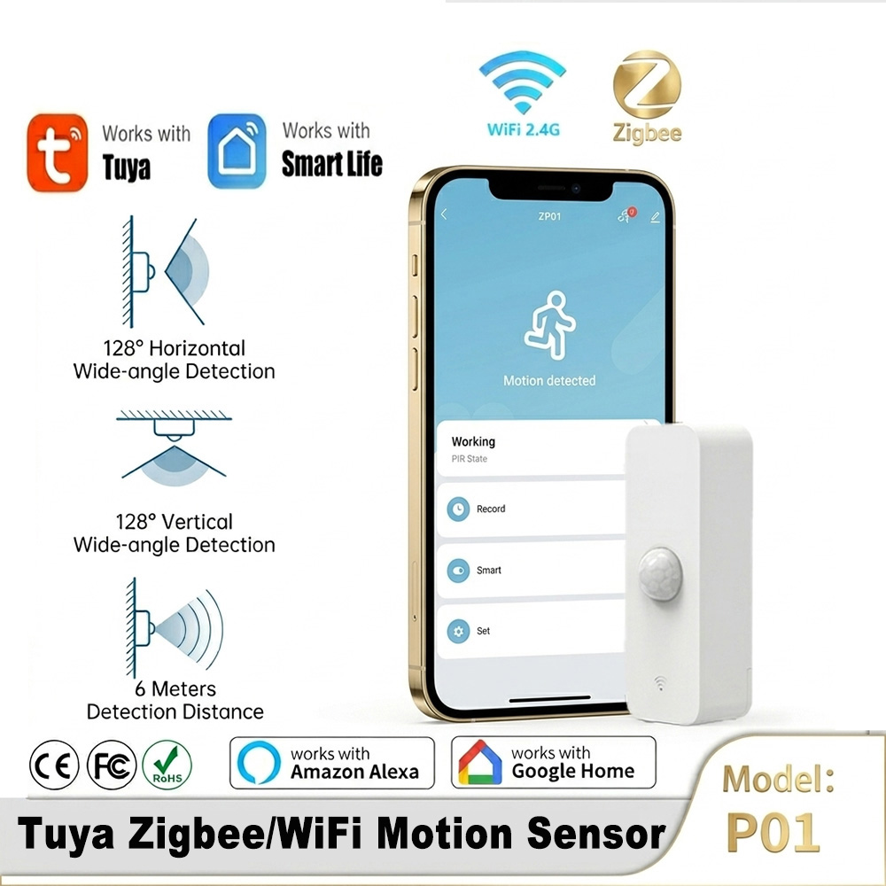 Home Automation Ideas - Smart PIR Motion Sensor WiFi Zigbee