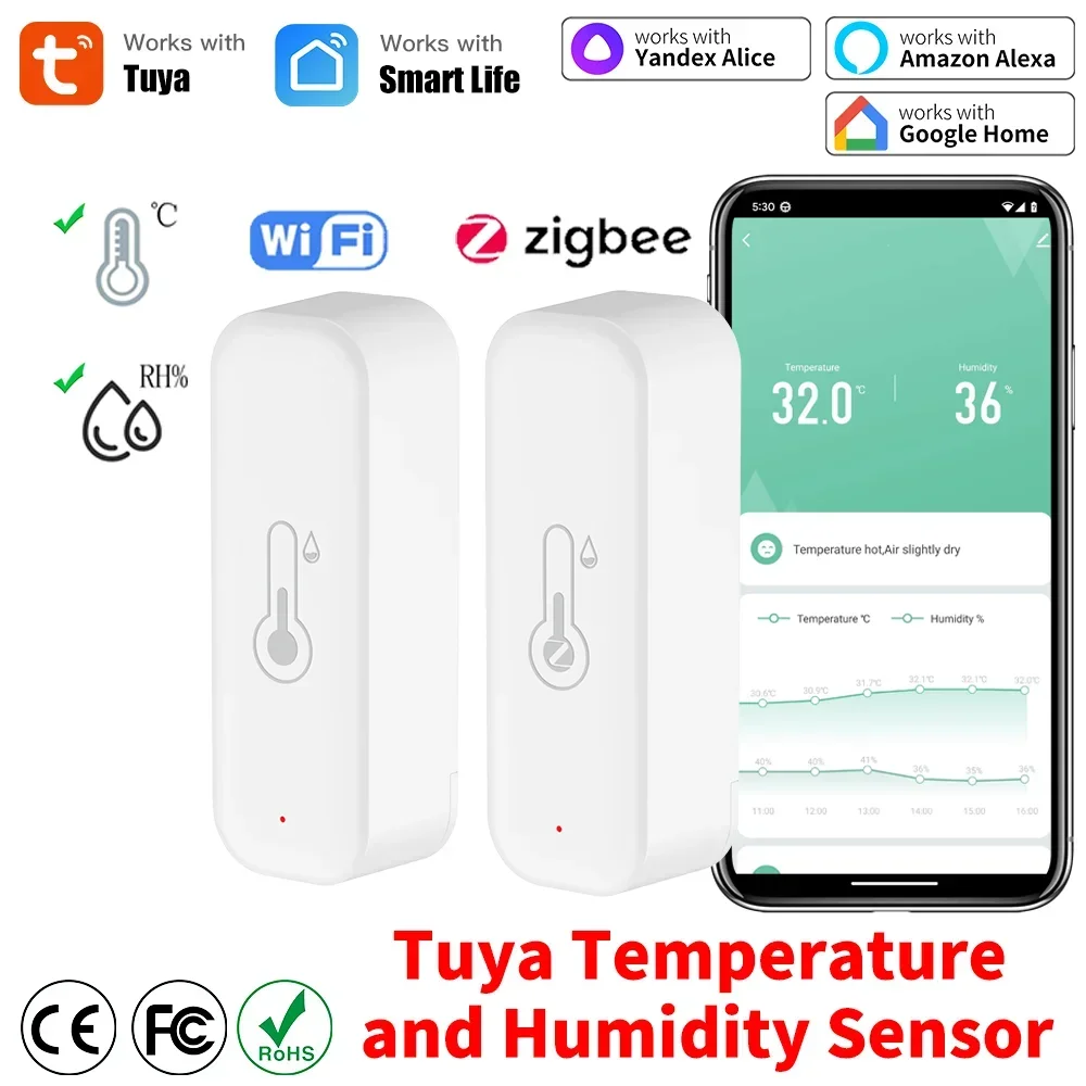 Matter Hub Thread - Tuya WiFi Zigbee 3.0 Temperature and