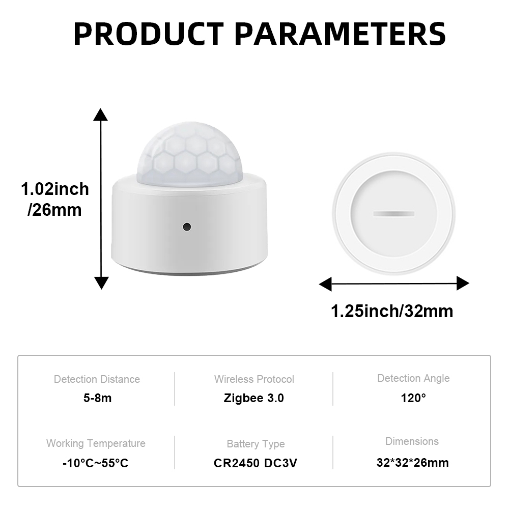 Tuya ZigBee Light Sensor Lumin - Home Automation Ideas recension och pris