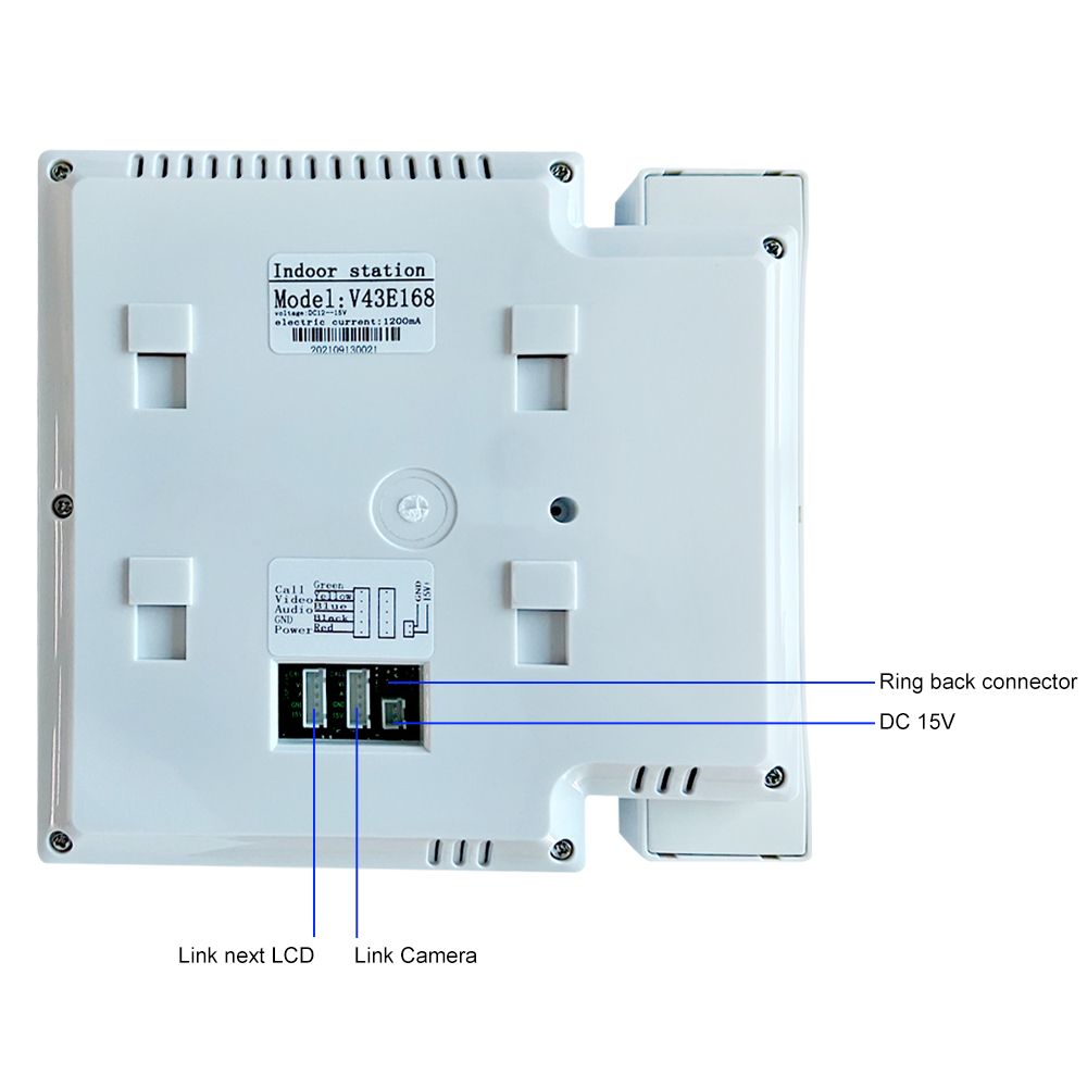 4.3 Inch LCD Video Intercom Sy - Smart Doorbell Wired recension och pris