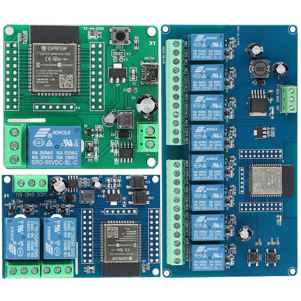 ESP32 1/2/8 Channel Power Supp - Relay 8 Channel Board recension och pris
