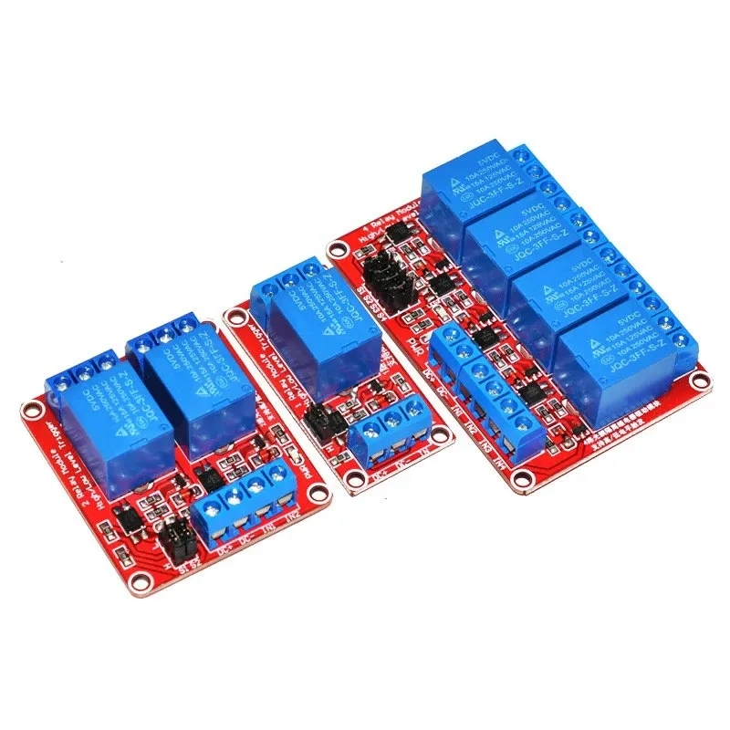 DC 5V 12V 24V 1 2 4 6 8 Channe - Relay 8 Channel Board recension och pris