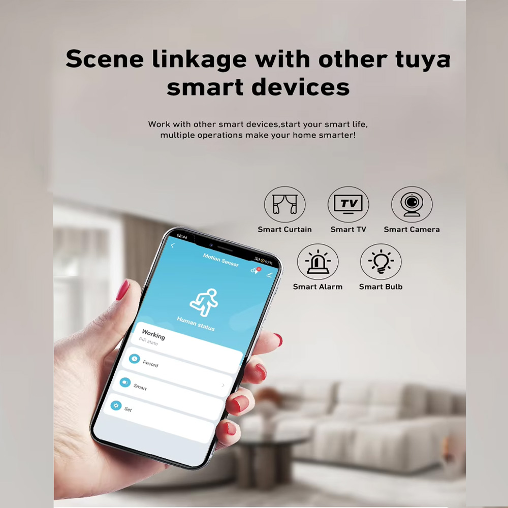 Smart PIR Motion Sensor WiFi Z - Home Automation Ideas recension och pris