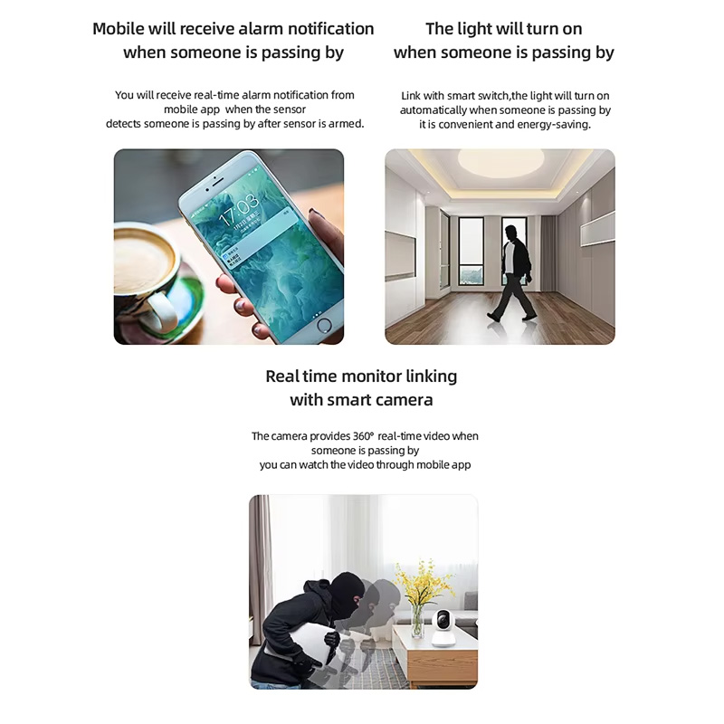 Smart PIR Motion Sensor WiFi Z - Home Automation Ideas recension och pris