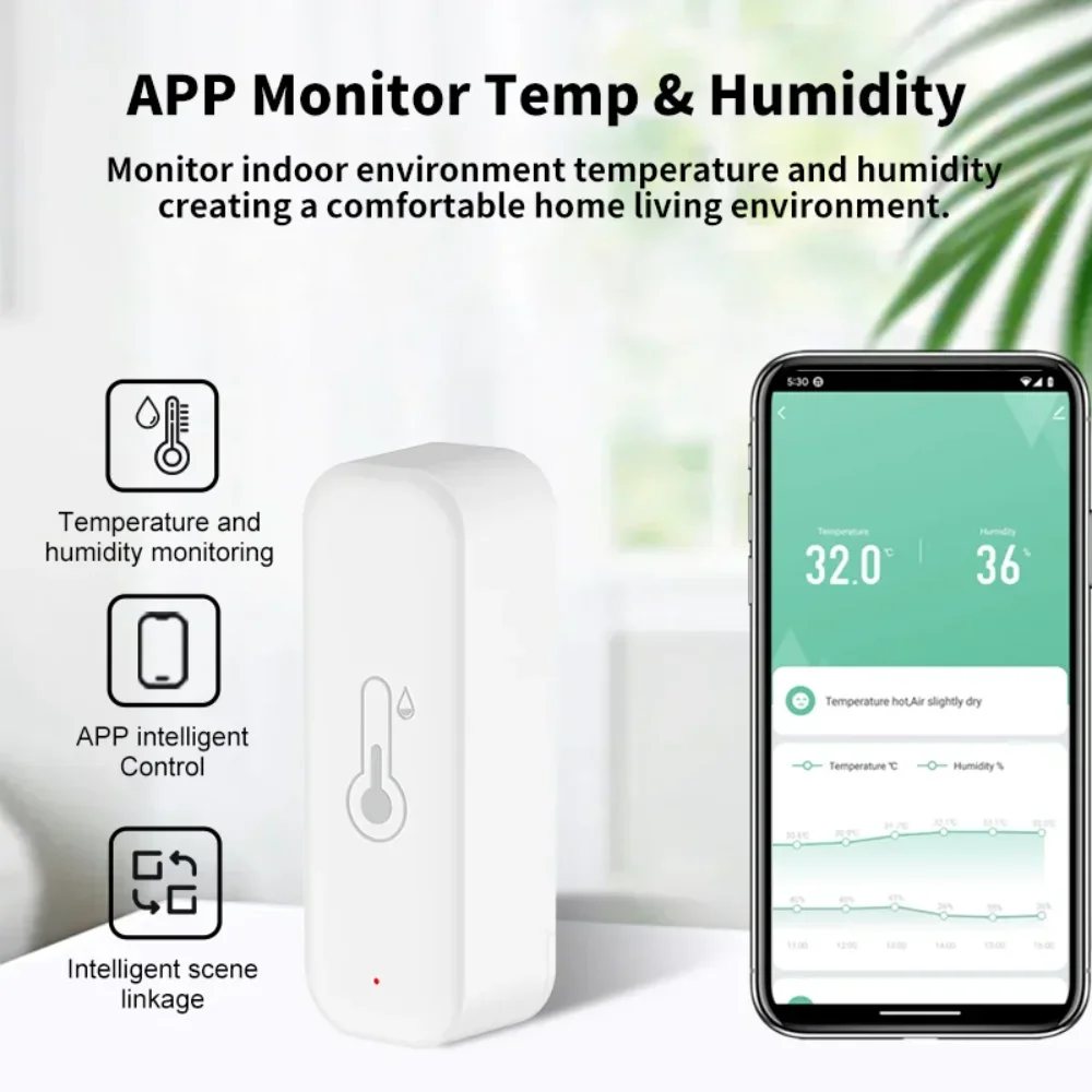 Tuya WiFi Zigbee 3.0 Temperatu - Matter Hub Thread recension och pris