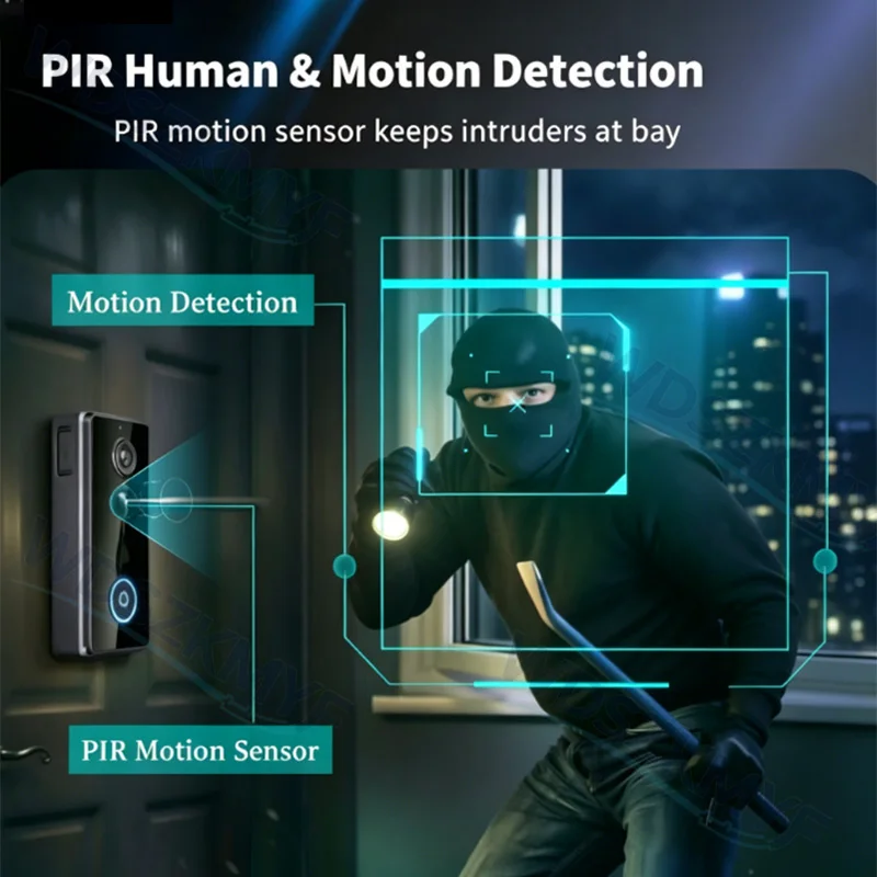 New Waterproof Wireless Doorbe - Smart Doorbell Wired recension och pris